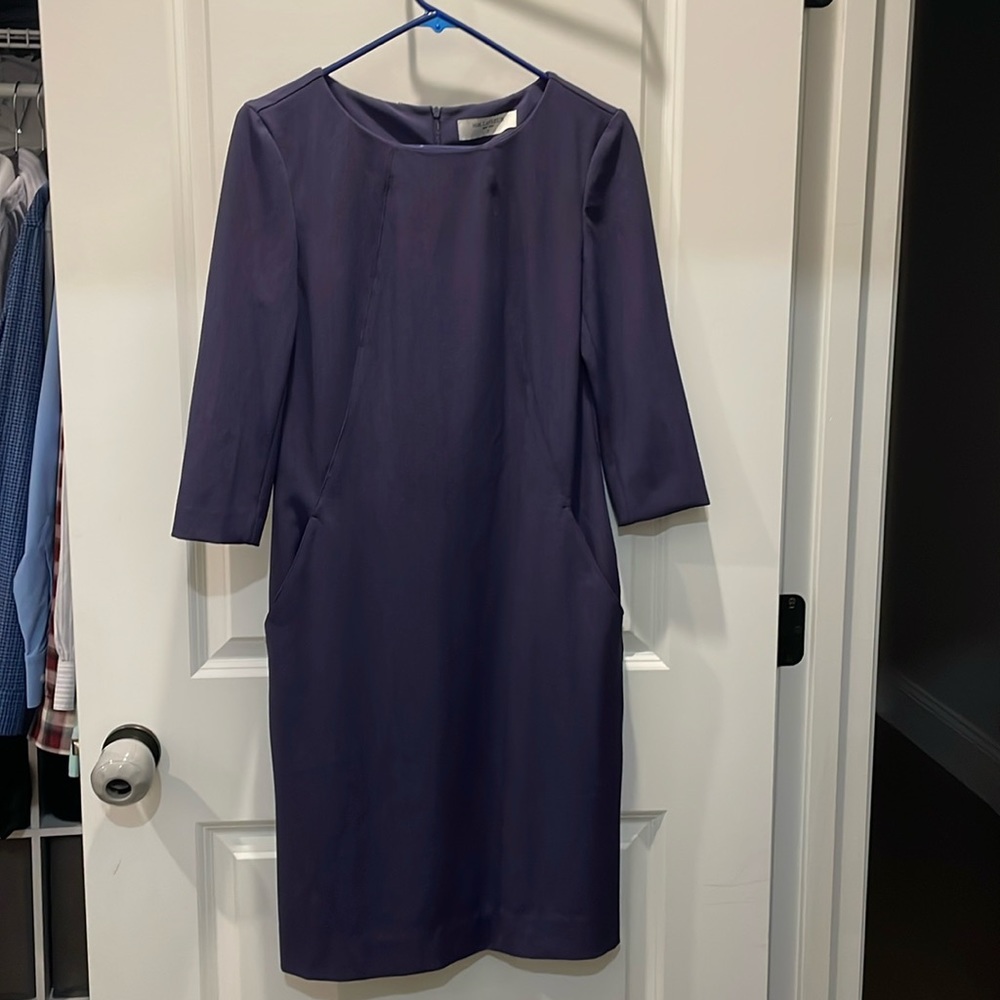MM LaFleur | Dress Sheath Stretch Purple | 4